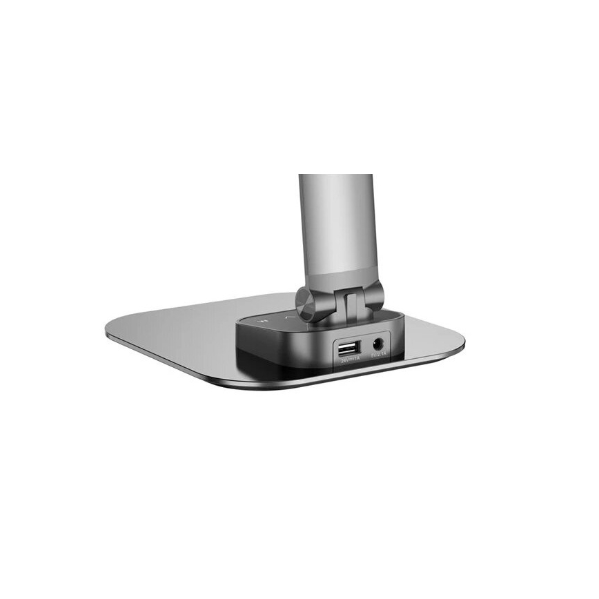 LED Prigušiva stolna lampa s USB LED/7,5W/230V 3000K/4000K/5500K antracit