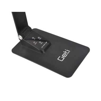 LED Prigušiva stolna lampa s USB LED/7W/230V 3000K/4000K/5500K crna