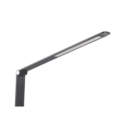 LED Prigušiva stolna lampa s USB LED/7W/230V 3000K/4000K/5500K crna