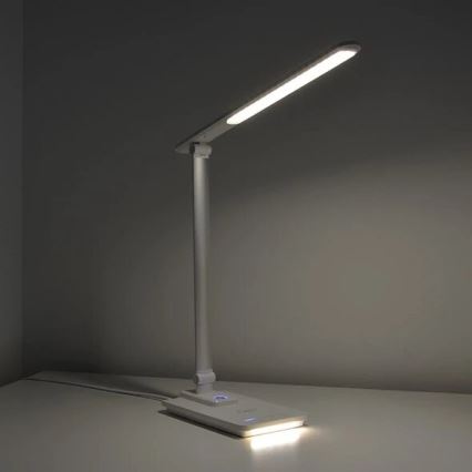 LED Prigušiva stolna lampa s USB LED/9W/230V 3000K/4000K/5500K bijela