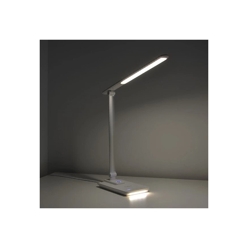 LED Prigušiva stolna lampa s USB LED/9W/230V 3000K/4000K/5500K bijela