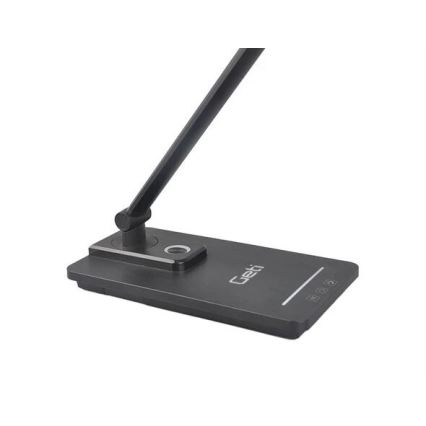 LED Prigušiva stolna lampa s USB LED/9W/230V 3000K/4000K/5500K crna