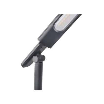 LED Prigušiva stolna lampa s USB LED/9W/230V 3000K/4000K/5500K crna
