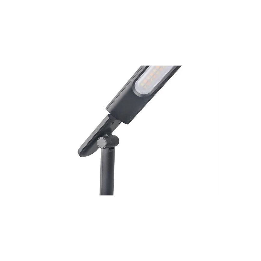 LED Prigušiva stolna lampa s USB LED/9W/230V 3000K/4000K/5500K crna