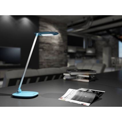 LED Prigušiva stolna lampa s USB priključkom MOANA LED/6W/230V ružičasta