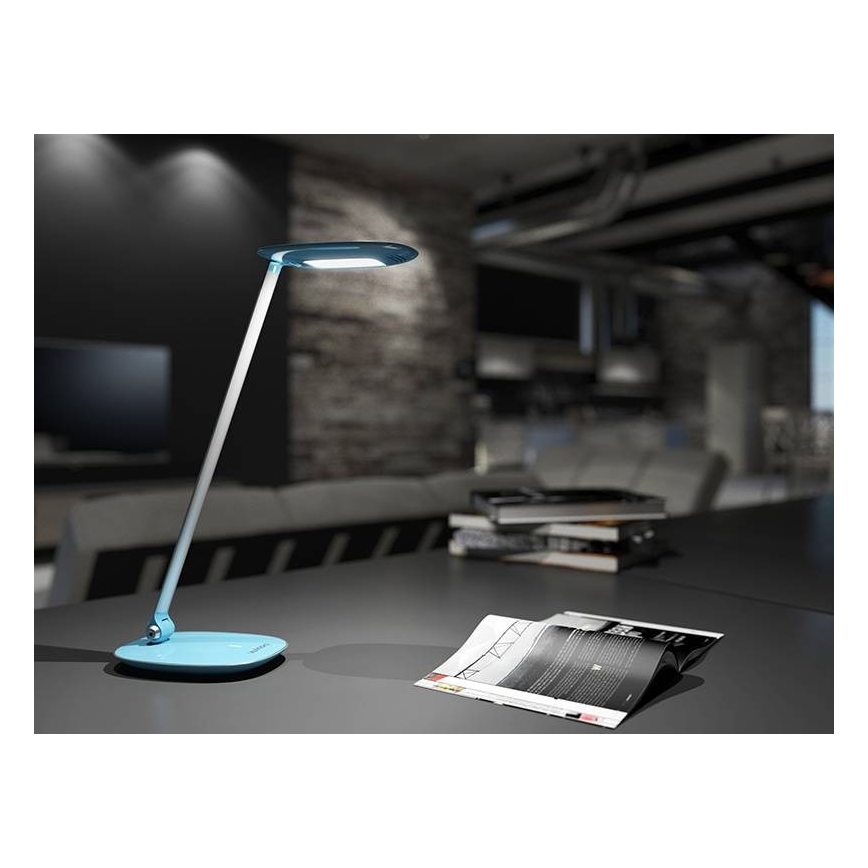 LED Prigušiva stolna lampa s USB priključkom MOANA LED/6W/230V ružičasta
