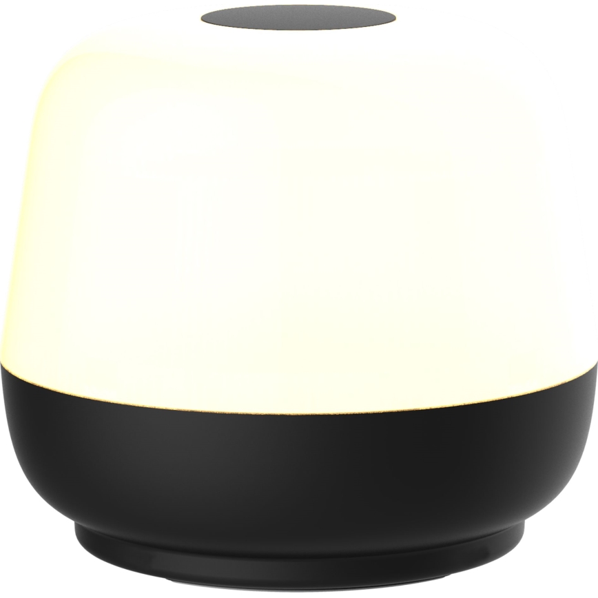 LED Prigušiva dodirna vanjska stolna lampa SAMBA LED/1,2W/5V USB 1200 mAh IP44 crna