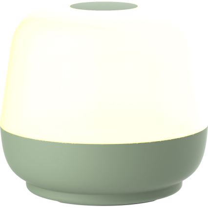 LED Prigušiva dodirna vanjska stolna lampa SAMBA LED/1,2W/5V USB 1200 mAh IP44 zelena