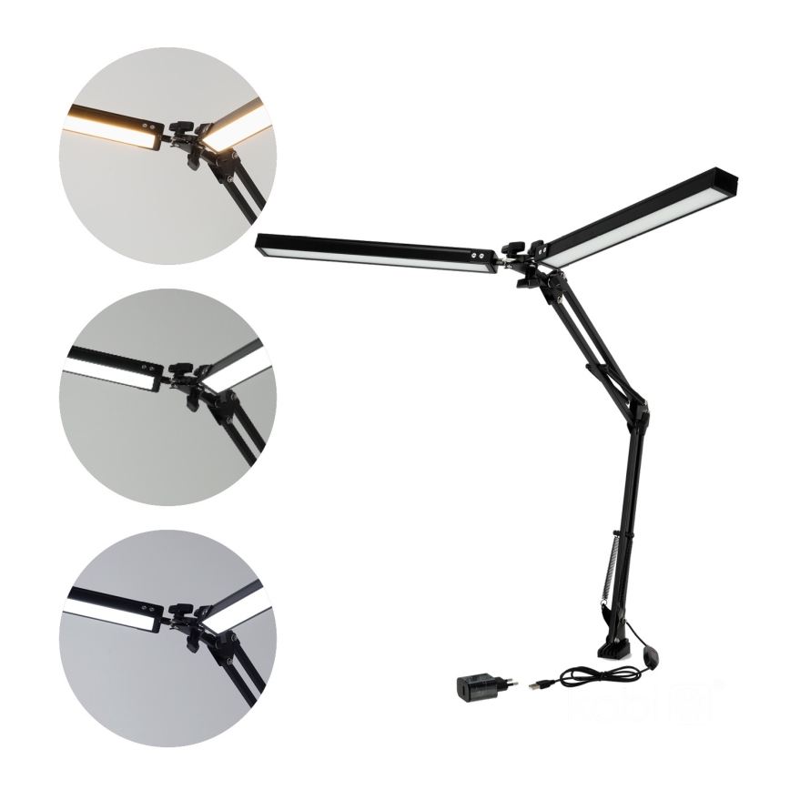 LED Prigušiva stolna lampa TENUIX DUO 2xLED/14W/230V 3000-6000K