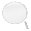 LED Prigušiva stropna svjetiljka CRUZ s daljinskim upravljačem 1xLED/66W/230V 3300lm