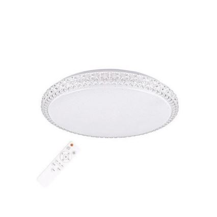 LED Prigušiva stropna svjetiljka CRUZ s daljinskim upravljačem 1xLED/66W/230V 3300lm