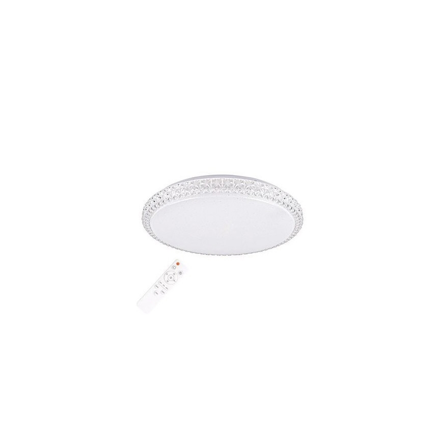 LED Prigušiva stropna svjetiljka CRUZ s daljinskim upravljačem 1xLED/66W/230V 3300lm