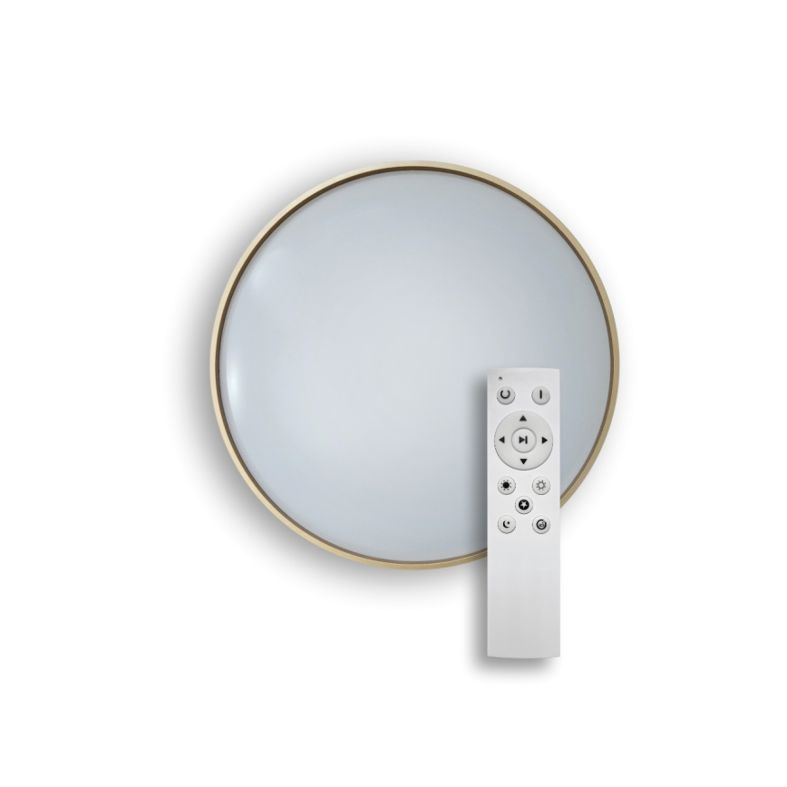 LED Prigušiva stropna svjetiljka DRINA LED/36W/230V 2700-6500K pr. 50 cm + daljinski upravljač