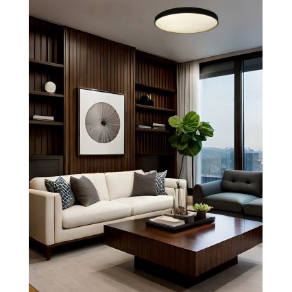 LED Prigušiva stropna svjetiljka EBRO LED/36W/230V 2700-6500K pr. 50 cm + daljinski upravljač