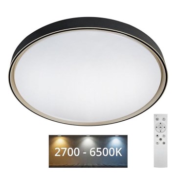 LED Prigušiva stropna svjetiljka EBRO LED/36W/230V 2700-6500K pr. 50 cm + daljinski upravljač