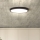 LED Prigušiva stropna svjetiljka ESTELA LED/36W/230V pr.30 cm crna + daljinski upravljač