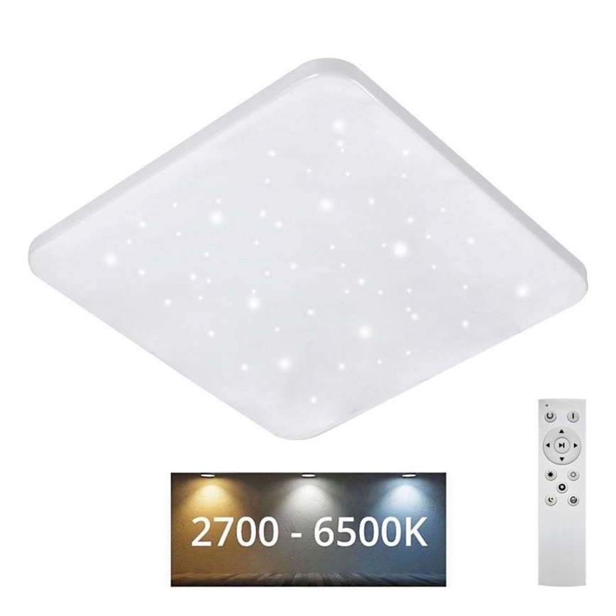 LED Prigušiva stropna svjetiljka FLORA LED/60W/230V 2700-6500K 53x53 cm +daljinski upravljač