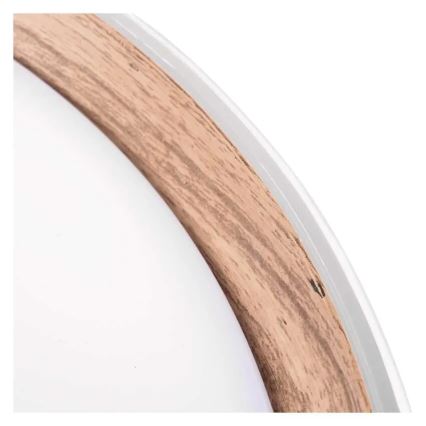 LED Prigušivo stropno svjetlo ILVI LED/30W/230V 2700-6500K promjer 40 cm bijela/bež + daljinski upravljač