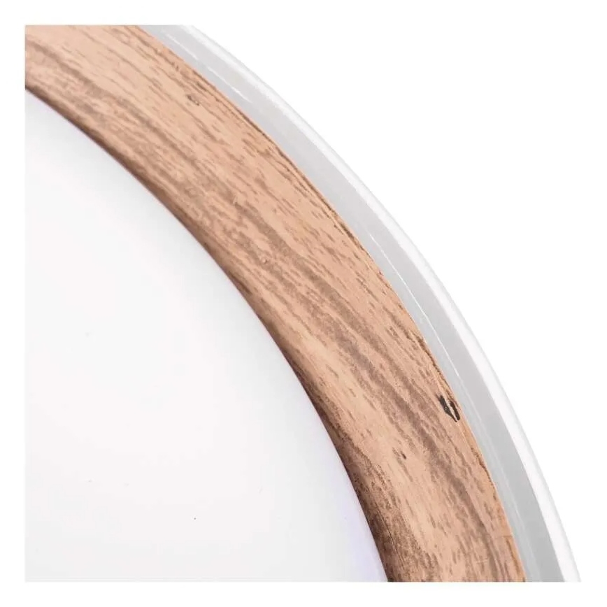 LED Prigušivo stropno svjetlo ILVI LED/30W/230V 2700-6500K promjer 40 cm bijela/bež + daljinski upravljač