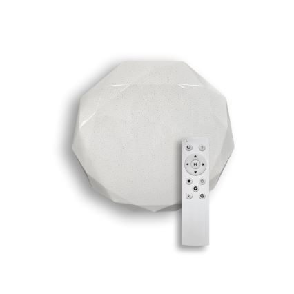 LED Prigušiva stropna svjetiljka INDUS LED/60W/230V 2700-6500K pr. 58 cm + daljinski upravljač