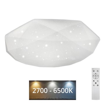 LED Prigušiva stropna svjetiljka INDUS LED/60W/230V 2700-6500K pr. 58 cm + daljinski upravljač