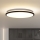 LED Prigušiva stropna svjetiljka JAMIL LED/48W/230V 3000-6500K crna + daljinski upravljač