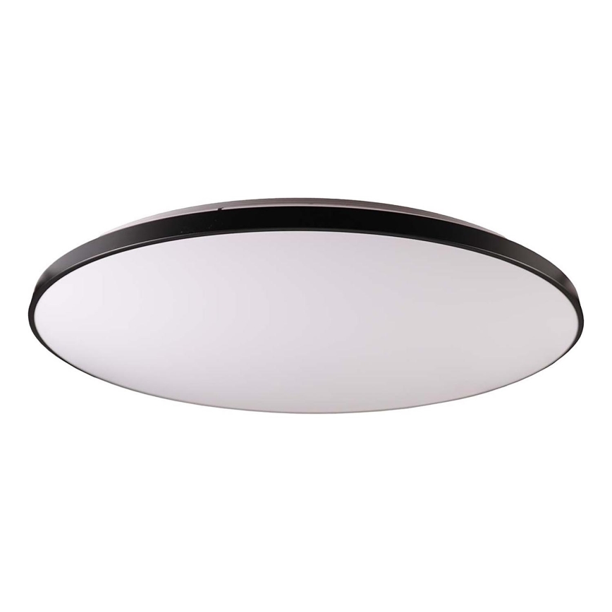 LED Prigušiva stropna svjetiljka KERN LED/80W/230V 3000-6000K pr. 80 cm crna + daljinski upravljač
