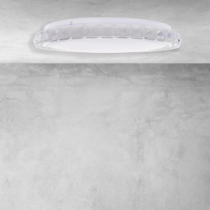 LED Prigušiva stropna svjetiljka LAYLA LED/26W/230V + daljinski upravljač