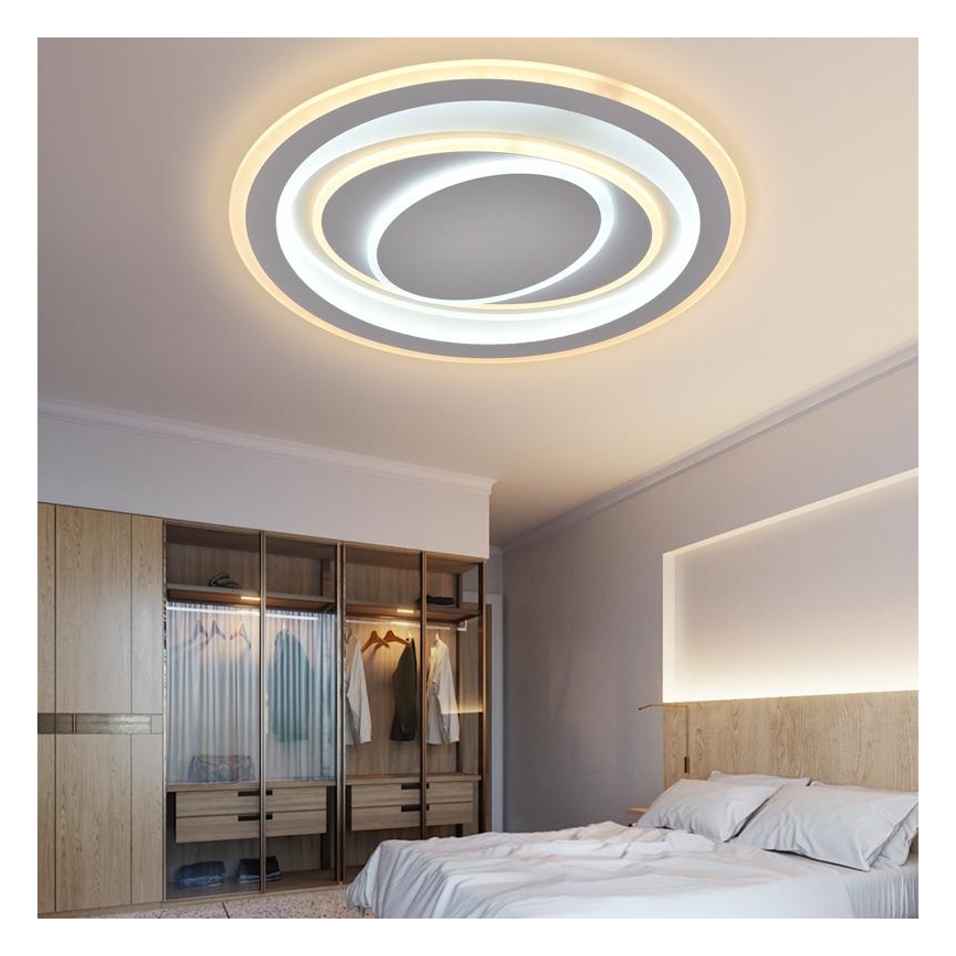 LED Prigušiva stropna svjetiljka LED/100W/230V 3000-6500K + daljinski upravljač