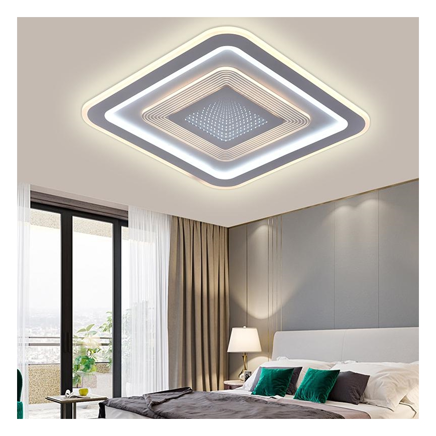 LED Prigušiva stropna svjetiljka LED/105W/230V 3000-6500K + daljinski upravljač