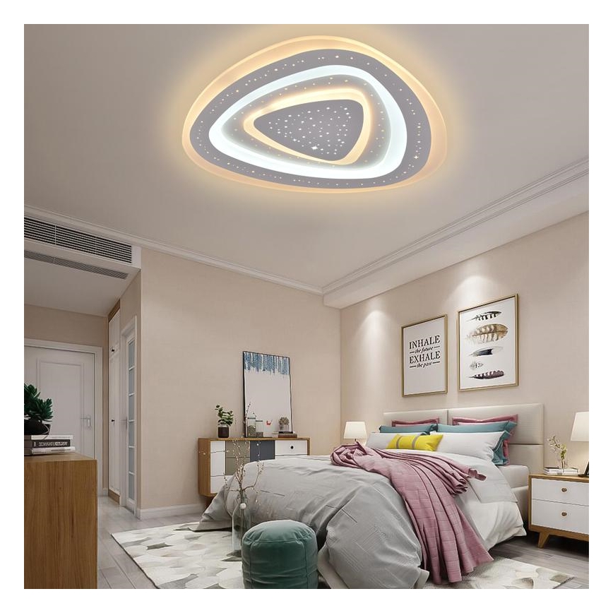 LED Prigušiva stropna svjetiljka LED/105W/230V 3000-6500K + daljinski upravljač