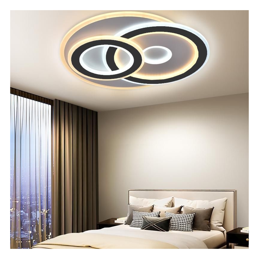 LED Prigušiva stropna svjetiljka LED/105W/230V 3000-6500K + daljinski upravljač