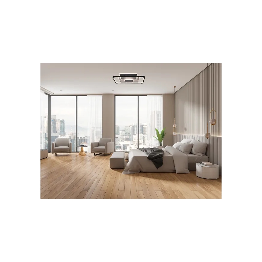 LED Prigušiva stropna svjetiljka LED/110W/230V 3000-6500K bijela + daljinski upravljač