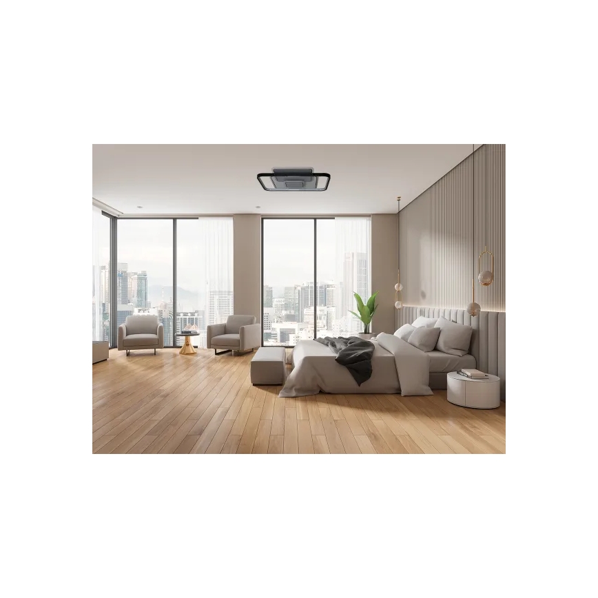 LED Prigušiva stropna svjetiljka LED/110W/230V 3000-6500K bijela + daljinski upravljač