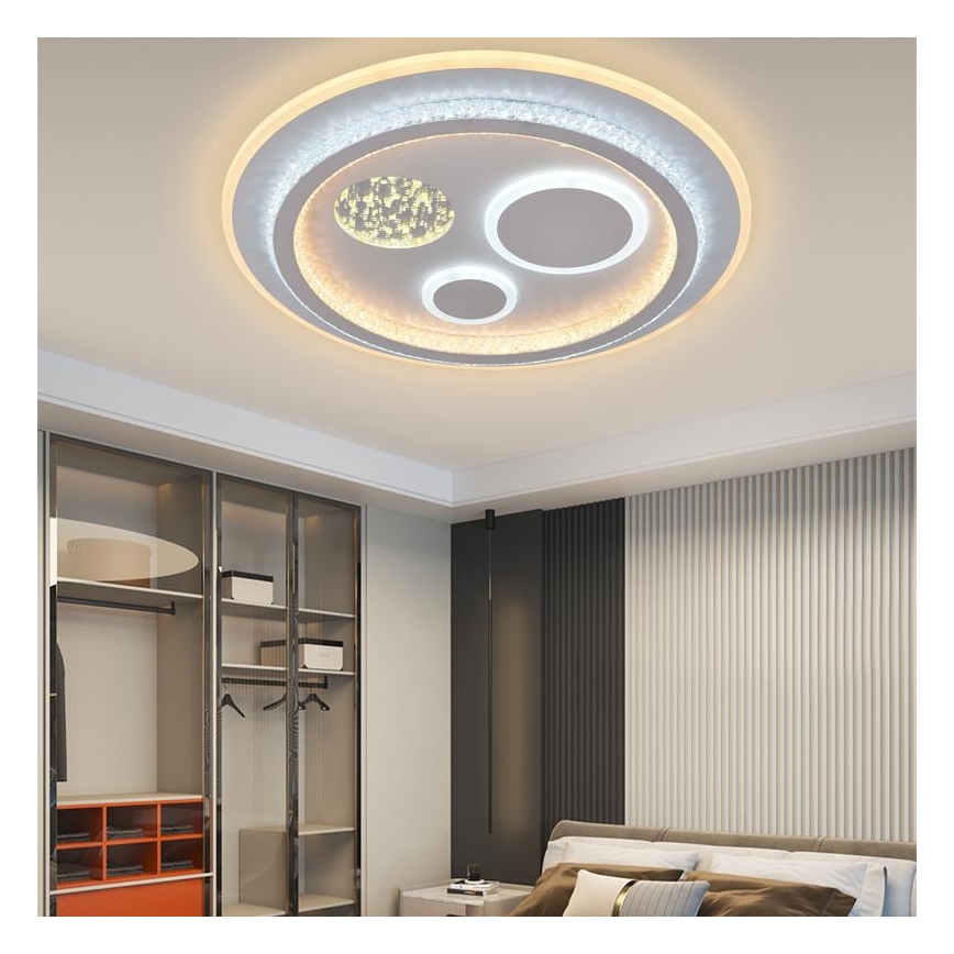 LED Prigušiva stropna svjetiljka LED/110W/230V 3000-6500K + daljinski upravljač