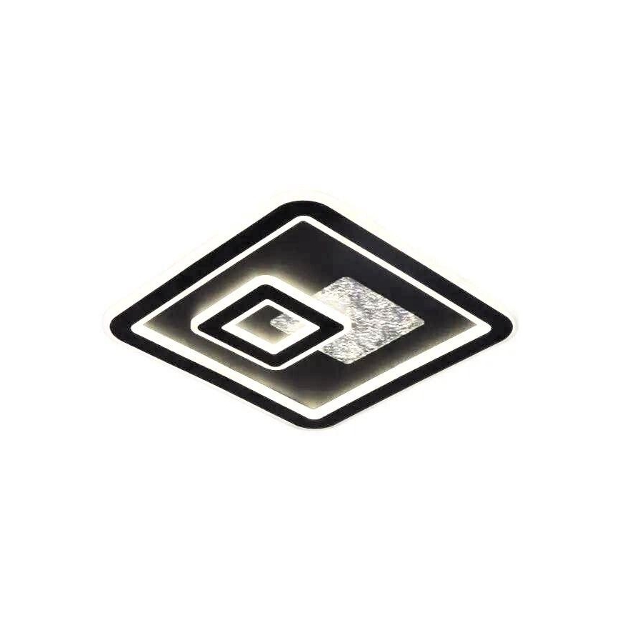 LED Prigušiva stropna svjetiljka LED/110W/230V 3000-6500K crna + daljinski upravljač