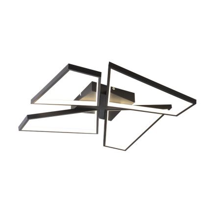 LED Prigušiva stropna svjetiljka LED/115W/230V 3000-6500K crna + daljinski upravljač