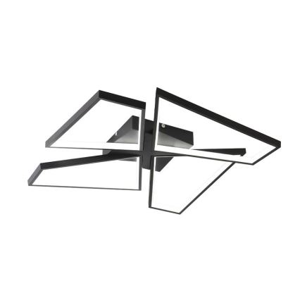 LED Prigušiva stropna svjetiljka LED/115W/230V 3000-6500K crna + daljinski upravljač