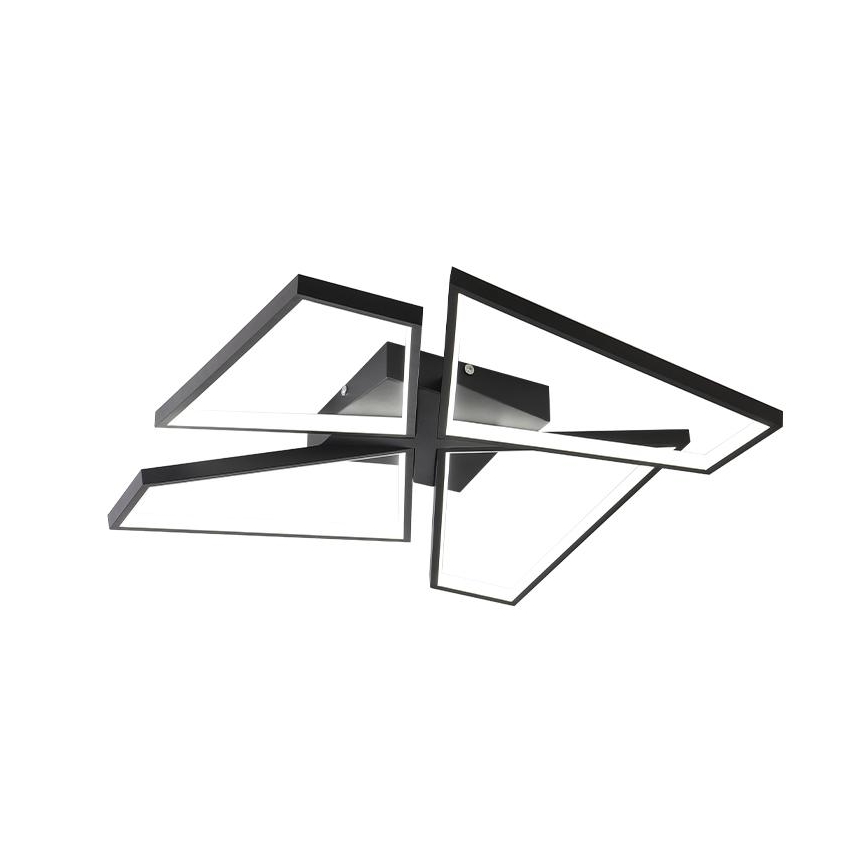 LED Prigušiva stropna svjetiljka LED/115W/230V 3000-6500K crna + daljinski upravljač