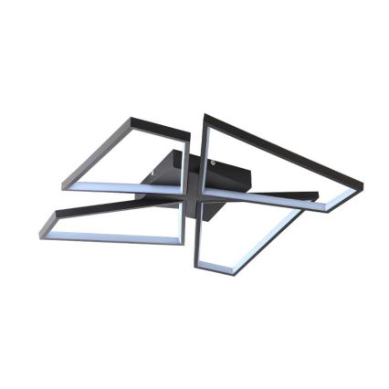 LED Prigušiva stropna svjetiljka LED/115W/230V 3000-6500K crna + daljinski upravljač