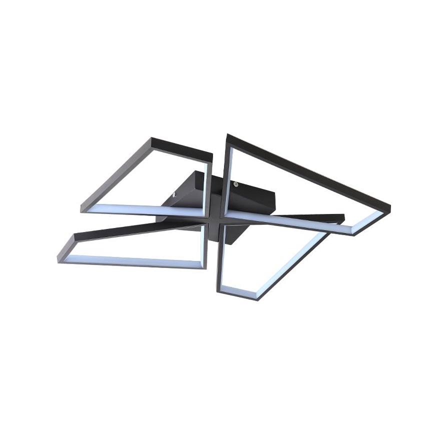LED Prigušiva stropna svjetiljka LED/115W/230V 3000-6500K crna + daljinski upravljač