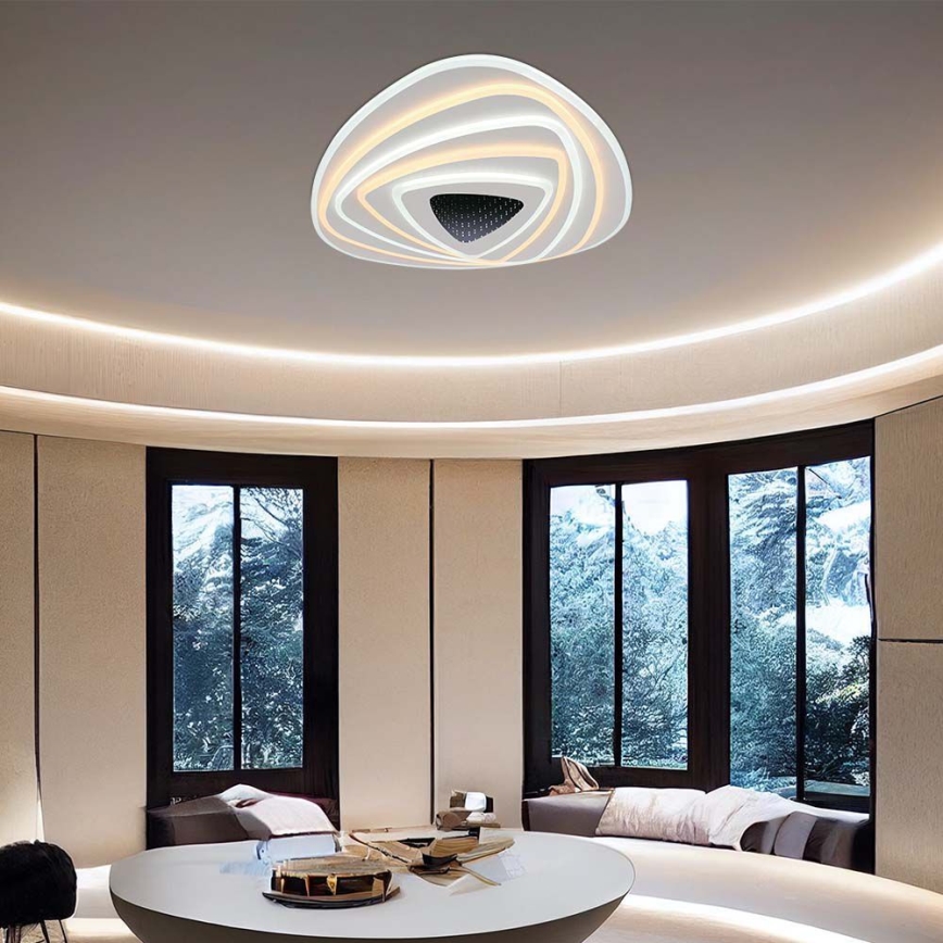 LED Prigušiva stropna svjetiljka LED/120W/230V 3000-6500K + daljinski upravljač