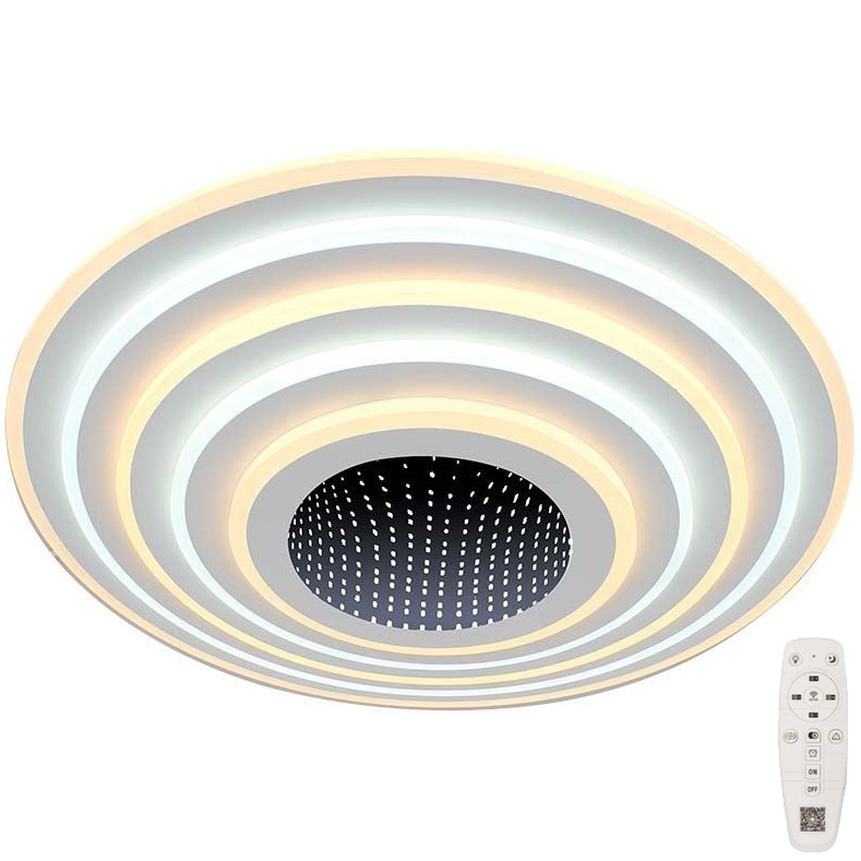 LED Prigušiva stropna svjetiljka LED/125W/230V 3000-6500K + daljinski upravljač