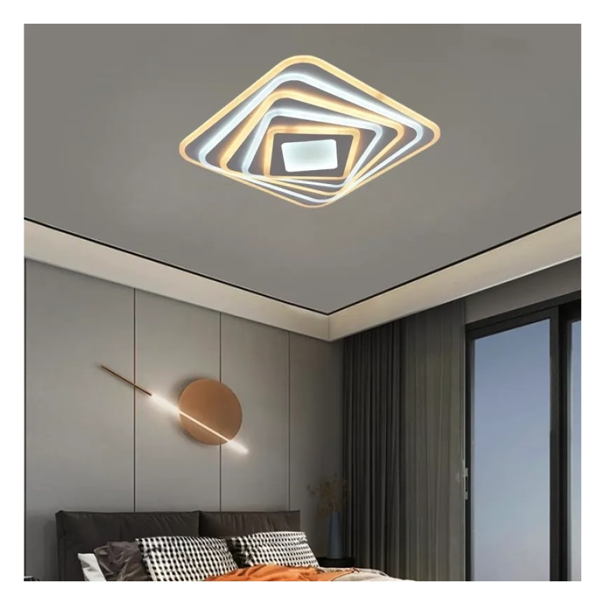 LED Prigušiva stropna svjetiljka LED/150W/230V 3000-6500K + daljinski upravljač