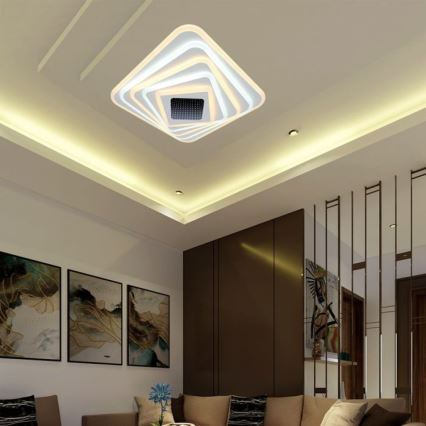 LED Prigušiva stropna svjetiljka LED/150W/230V 3000-6500K + daljinski upravljač