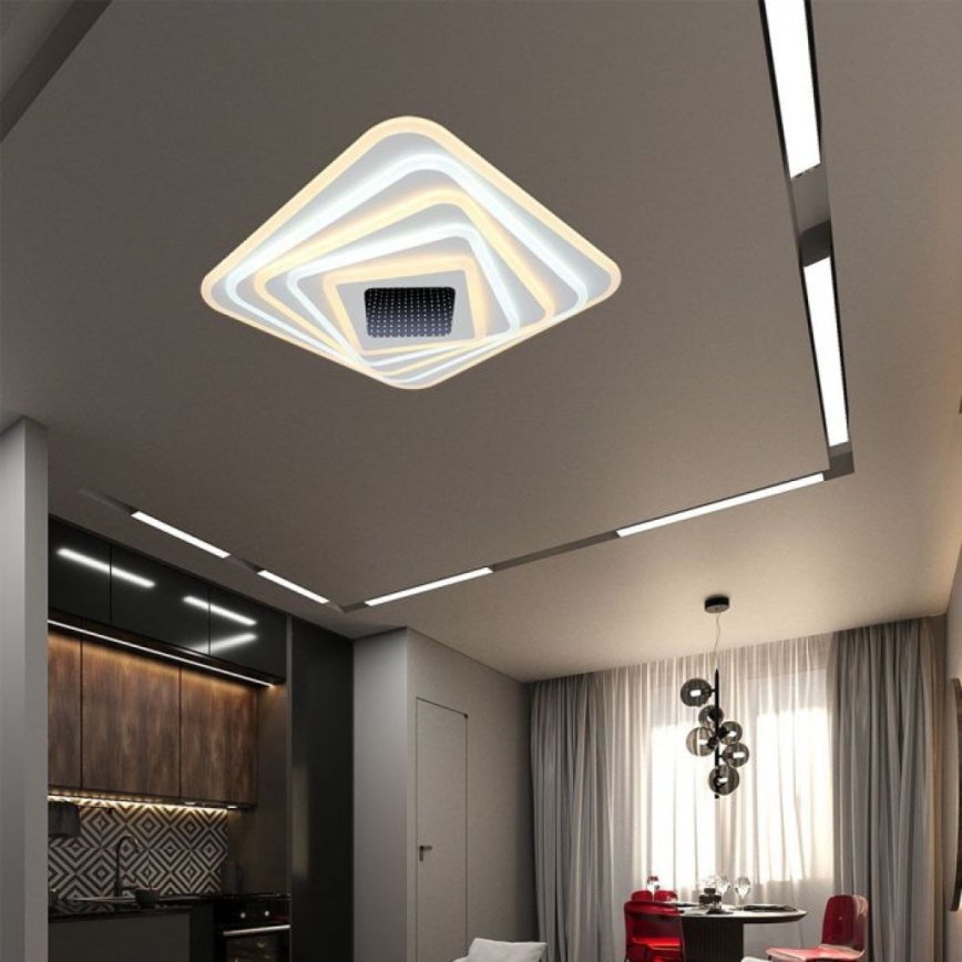 LED Prigušiva stropna svjetiljka LED/150W/230V 3000-6500K + daljinski upravljač