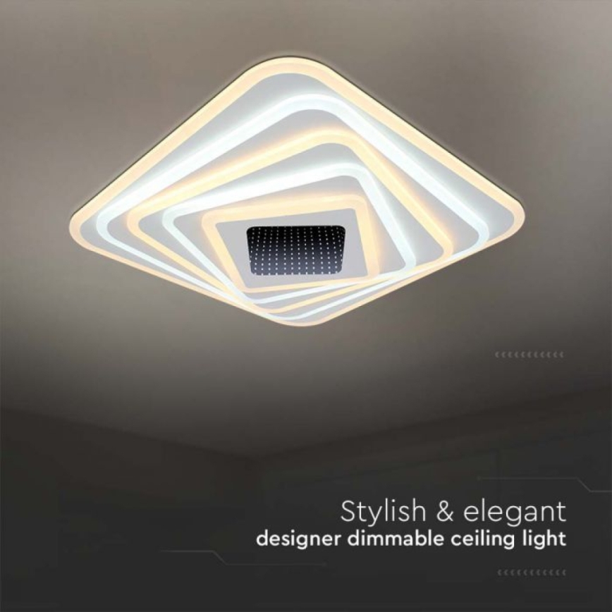 LED Prigušiva stropna svjetiljka LED/150W/230V 3000-6500K + daljinski upravljač