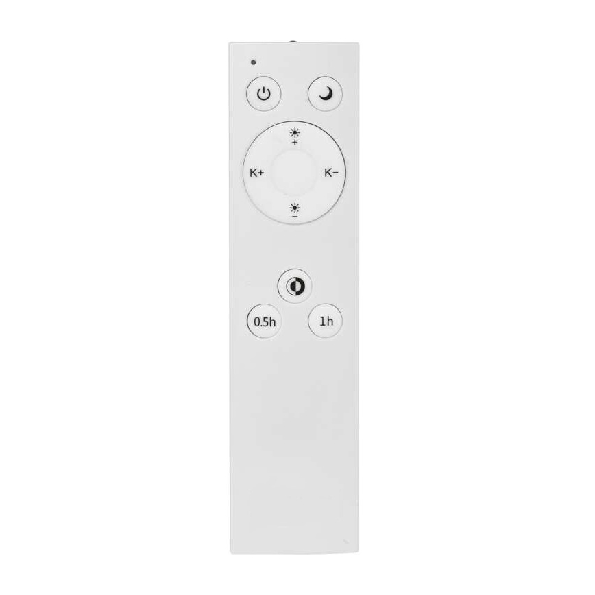 LED Prigušiva stropna svjetiljka LED/24W/230V + daljinski upravljač okrugla 2700K-6500K