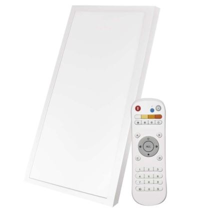 LED Prigušiva stropna svjetiljka  LED/25W/230V + daljinski upravljač pravokutnik 2700K-6000K