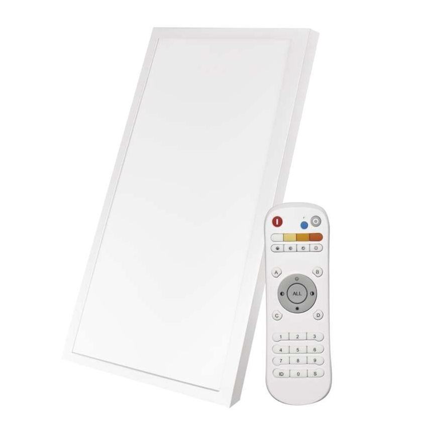 LED Prigušiva stropna svjetiljka  LED/25W/230V + daljinski upravljač pravokutnik 2700K-6000K